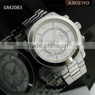 Alibaba china supplier quartz stainless steel watch water resistant
