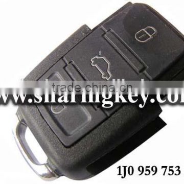 Best quality 3 Button Remote(1J0 959 753 AH 434MHZ) for vw