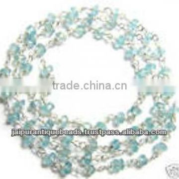 Apatite necklace gemstone beads