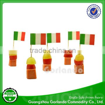 varieties nations cocktail toothpicks flags for food LFGB test