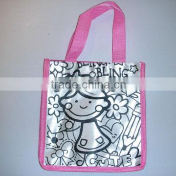 Drawing fashion shopping bag for kids