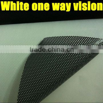 one way vision car window film for printing with size : 0.98/1.07/1.27/1.37/1.52x50m