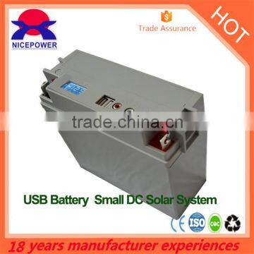 2015 Canton Fair portable battery 12v 20ah small Power Station