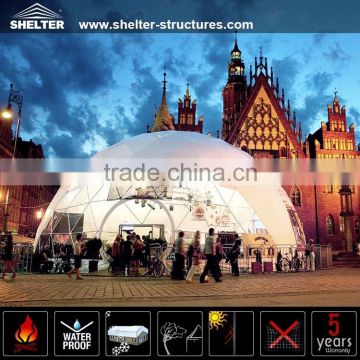 Temporary prefab house dome tent for sale