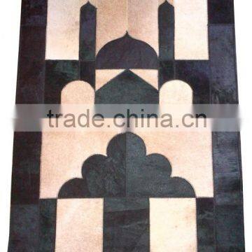 Hair-On Cowhide Leather Carpet PRAY-3