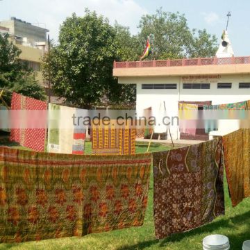 Shop Online Indian Cotton Patchwork Kantha Quilt Worldwide