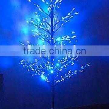 blue glittering led tree light