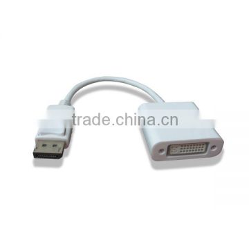 MINI Displayport Display Port dp to dvi cable;dp to dvi connector cable;mini dp to dvi cable