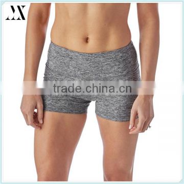 2016 Wholesale Yoga Shorts With Compression Fit Nylon/spandex Shorts For Woman