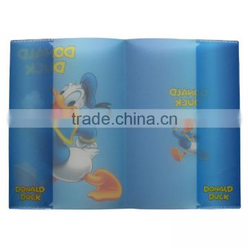 Classic plastic PP Polypropylene film book cover with customized A4 pvc book cover with any logo printing for stude(BLY8-0005BC)