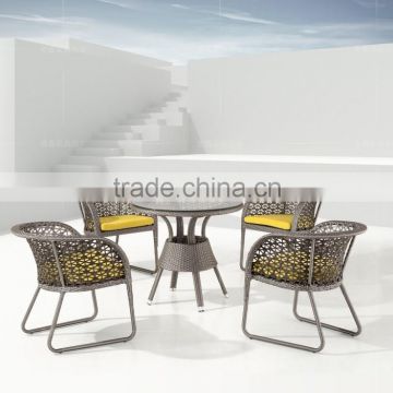 Hot Style Synthetic outdoor rattan Coffee Table Set furniture - poly rattan coffee set