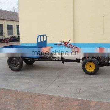 High quality Garden Trailer for 8-15HP Walking tractor loading 0.5-1 tons