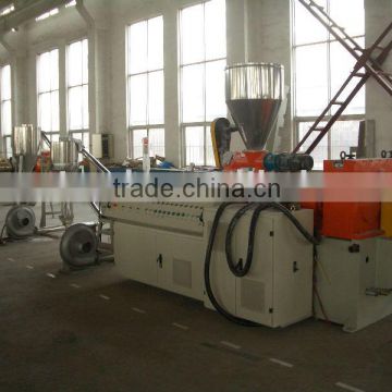 conical double screw extrusion machine