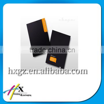 wholesale paper black brochure for advertisement hot sale