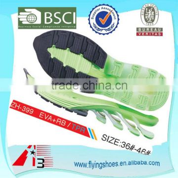 fujian new design tpu shoes out sole factory in china