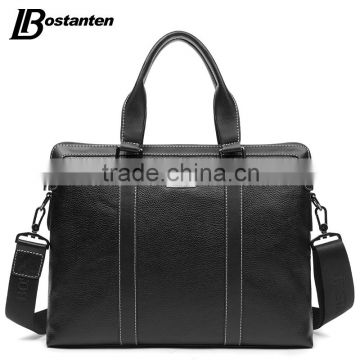 business men briefcase vintage leather hand bag