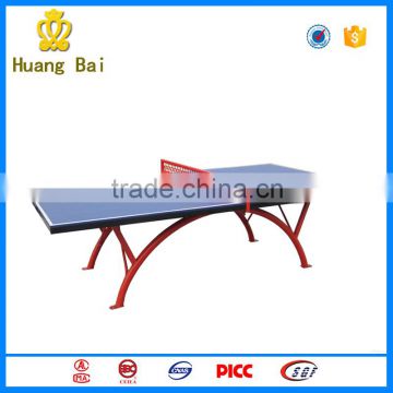 Outdoor fitness equipment single fold table tennis table for park