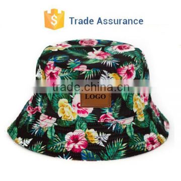 Cotton Bucket Hat Flower Bucket Hat Wholesale Funny Bucket Hat