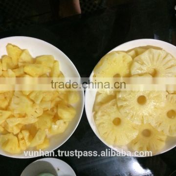 Canned Pineapple Queen Victoria in light syrup