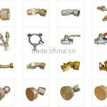 brass sprayer nozzle parts, cone nozzle and fan nozzle etc. sprayer parts for agriculture and garden sprayer, paint sprayer etc.