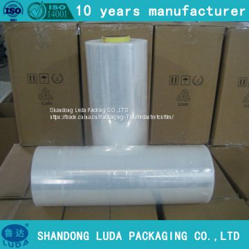 Durable transparent hand LLDPE protective stretch film waterproof and dustproof