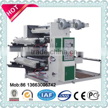 Two color Non woven Bag printing machine price, pp woven bag printing machine