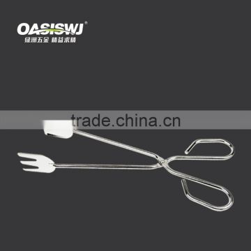 Cooking Tools Stainless steel metal BBQ Salad Food Tong