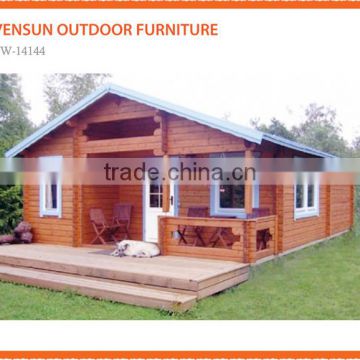 Wholesale price russian prefabricated canadian spruce Log cabin Wooden house 120 sqm