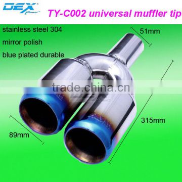 Automotive parts sport high quality stainless steel universal exhaust muffler tips