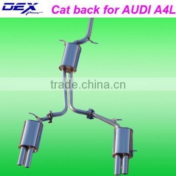 car part tuning racing universal catback for A-UDI A4L