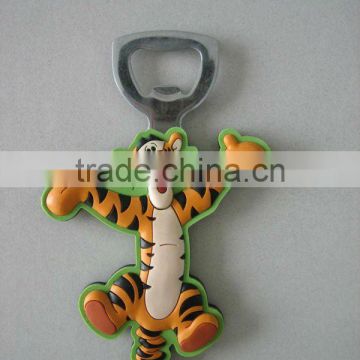 lovely tiger shape magnet bottle opener