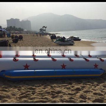 New design inflatable floating boat for water games,summer popular inflatable boat for sale