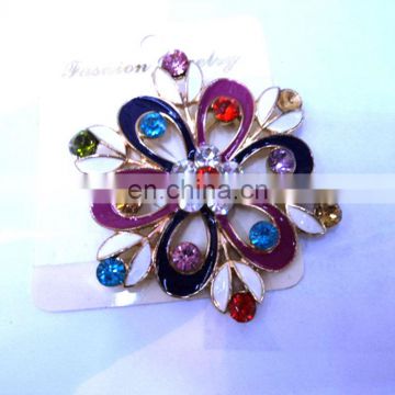 Fashion colorful flower brooch