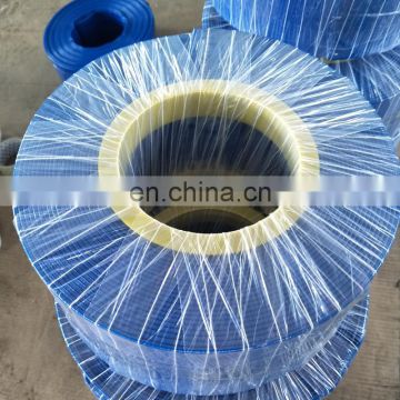 Customized 3/4"-12" water discharge pvc layflat hose tubing pipe flexible lay flat irrigation agricultural water hose