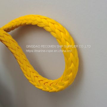 Recomen supply 2mm 3mm 12 strands uhmwpe splitfilm twisted rope with reasonable price for salee