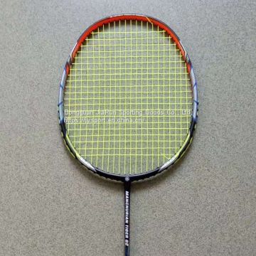 full carbon badminton racket with cover custom brand logo acceptable