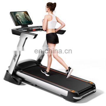 YPOO Manufacturer wholesales 150kg user max weight semi commercial treadmill with screen luxury motorized treadmill price