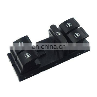 Factory Black Electric Power Window Switch with Two Door For Volkswagen Sagitar Magotan 1K4959857