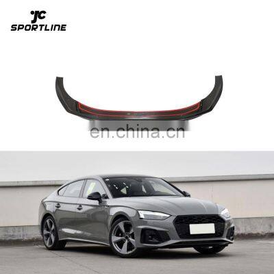 Prepreg Dry Carbon Fiber S5 Car Front Bumper Lip for Audi S5 B9 A5 SLINE Sportback 4-Door 2020 2021