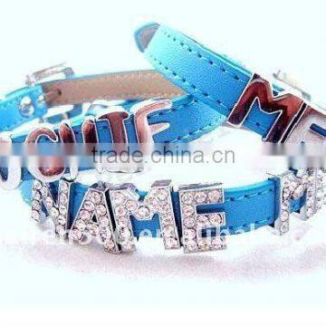 Wholesale Dog collars Pet collar Cat collar With Slider Letters