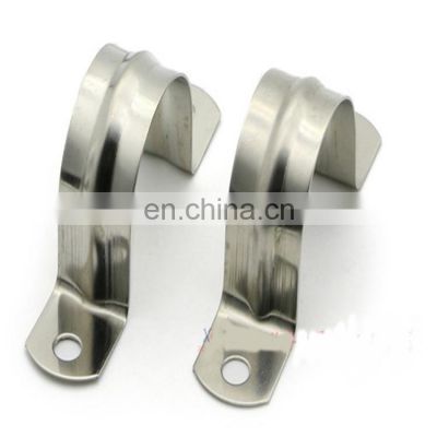 Zinc Plated Steel Pipe Accessories Saddle Clamps