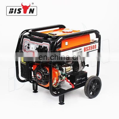 Bison China 3500 3000W 3500W 3000 Watt 8Hp 12V Portable Petrol Generator Electrical