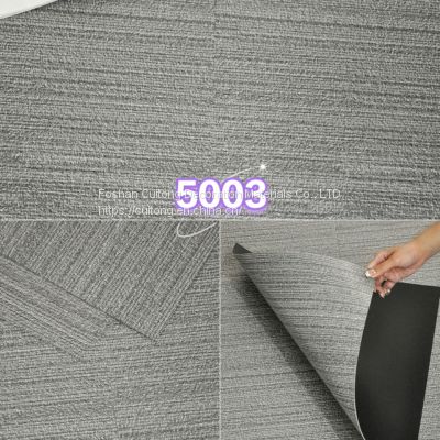 Foreign trade back dry LVT sheet floor square PVC carpet stone plastic floor Foshan wholesale plastic floor tile