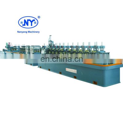 Nanyang automatic ss erw tube mill line manufacturing pipe welding making machine