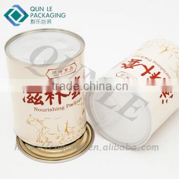 Customized Round and Shaped Retail Nutrition Supplement Paper Boxes