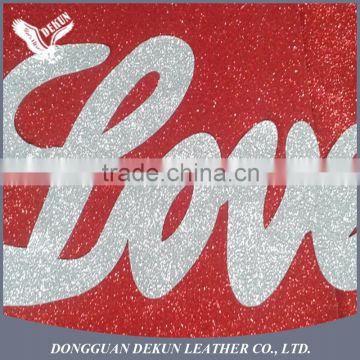 Efficient logistic service patent fabric glitter leather fabric