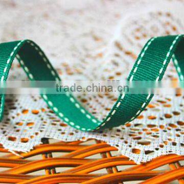 China wholesale ribbon printing saddle stitched grosgrain ribbon personal ribbon cable for ps3