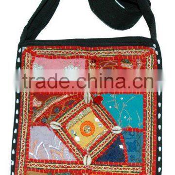 Ethnic Handmade Fabric Handbag,Tribal Patchwork Cross Body Shoulder Bag wholesale discounted price world wide delivery