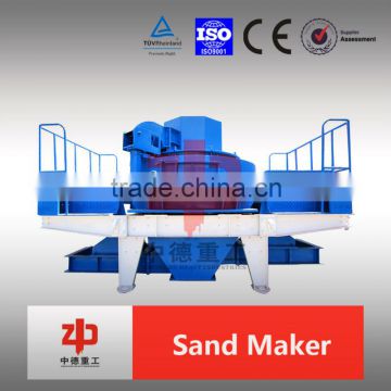 ZHONGDE sand crusher for ores and rock for building and construction