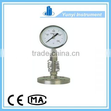 high temperature resistant pressure gauge with Stainless steel case